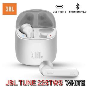 JBL TUNE 225TWS イヤホン ホワイト Bluetooth v5.0