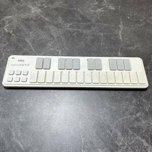 ☆KORG コルグ nanoKEY2 ナノキー ホワイト スリムライン 25鍵盤 MIDIキーボード コントローラ(中古品/現状品/保管品)☆