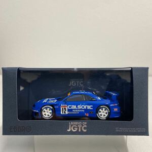 EBBRO 1/43 CALSONIC NISSAN SKYLINE GT-R R33 JGTC 1998年 #12 星野一義 エブロ カルソニック 日産スカイライン bcnr33 ミニカー