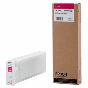 【新品】(まとめ) エプソン EPSON インクカートリッジ マゼンタ 700ml SC1M70 1個 【×10セット】