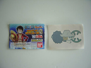 ♯Igx20BIワンピースONEPIECEボディシール2全1種ウソップ落書き:♂BANDAIバンダイ♀100円〓012436_b