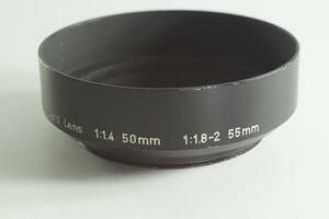 plnyeA004[並品 送料無料] ASAHI PENTAX 50mm F1.4 55mm F1.8-2 (49mm径) アサヒ ペンタックス メタルフード