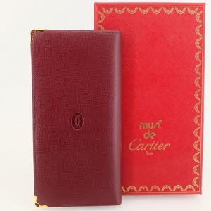 【美品】Cartier カルティエ 長財布（小銭入れあり） ラブコレクション ブラック L3001299 箱 ギャランティカード