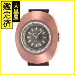 RADO　ラドー　時計　バルボア　315.0022.3　手巻き　レディース　SS/レザー　ブラック　2143600353140【207】