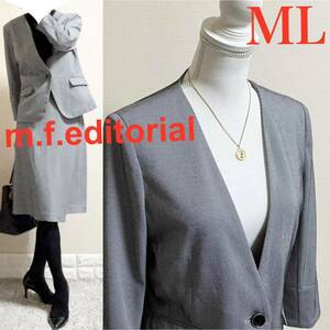 m.f.editorial 洗える！セットアップ　ビジネス　スーツ　ML 春夏秋