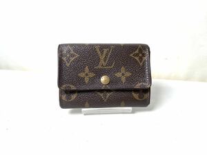 667 1円 LOUIS VUITTON ルイヴィトン M61930 モノグラム ポルトモネ プラ コインケース コインパース 小銭入れ ブラウン系 