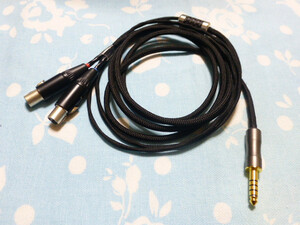 HEDD Audio HEDDPhone 用ケーブル MOGAMI 2944 4.4mm5極 200cm 長め miniXLR ×2 (カスタム可 Cayin N8 R2R2000 TA-ZH1ES TEAC UD505