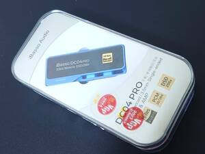 【送料無料】iBasso Audio DC04PRO アイバッソ TypeC タイプC USB DAC ポータブル 小型 アンプ ブルー【美品】