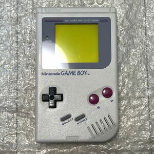 〈美品・メンテナンス品・注意点あり〉GB 初代 ゲームボーイ ブロス 本体 DMG-01 グレー GAMEBOY bros.