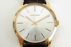 J438-J27-321◎ Calvin Klein カルバンクライン メンズ クォーツ 腕時計 現状品① ◎