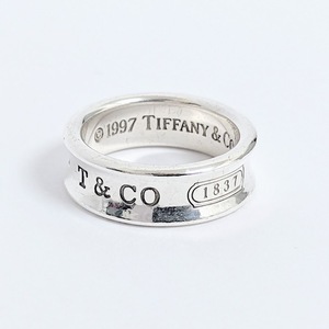 【18729】TIFFANY&Co. ティファニー ナローリング 指輪 SV925 刻印 シルバー SILVER 約13号 アクセサリー ジュエリー ロゴ ブランド 人気 