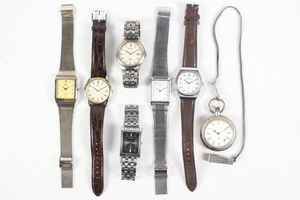 【ト福】SEIKO セイコー 腕時計 懐中時計 まとめ ドルチェ スピリット ロードクオーツ 他 メンズ腕時計 LC000LLL81