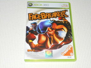 xbox360★FACE BREAKER 海外版(国内本体動作可能)★箱付・説明書付・ソフト付