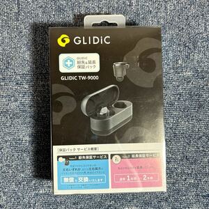 【新品未開封】 GLIDiC ワイヤレスイヤホン TW-9000 メタリックブラック iPhone Android対応 Qi規格対応 