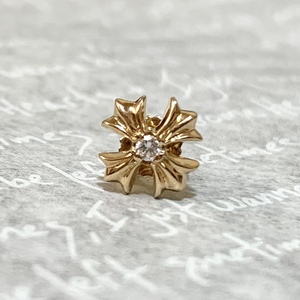 Chrome Hearts クロムハーツ 22k スタッド CHプラス ピアス 純正ダイヤモンド