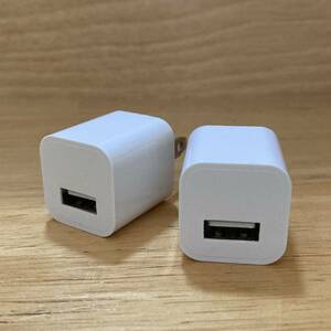 USB アダプター ACアダプター コンセント 充電器 2つセット