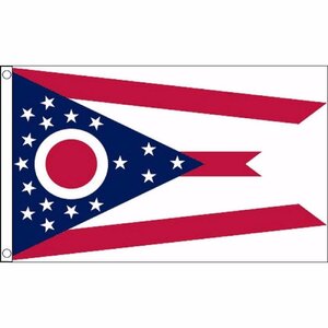 海外限定 国旗 オハイオ州 アメリカ 州旗 特大フラッグ