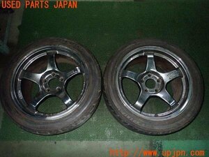 3UPJ=14840918]RX-7 タイプRB(FD3S 5型)SPEED STAR SSR INTEGRAL GT-2 17インチホイール 9J? +38? PCD114.3 5穴 2本 中古