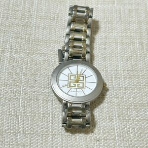 GIVENCHY ジバンシー ヴィンテージ ロゴ　コンビカラー QZ 腕時計 SE