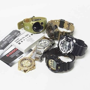 【カシオ/CASIO】G-SHOCK他 6点まとめ売り（GA400、DW6900BR、GA100CM、G501D、G8000F、マイケルコース）