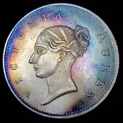 A346 硬貨　1839年　1ルピー　ヴィクトリア女王　英領インド　古錢　貿易銀