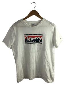 TOMMY JEANS◆Tシャツ/XL/コットン/WHT