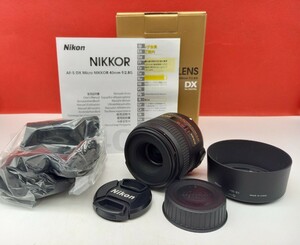 ■ Nikon AF-S Micro NIKKOR 40mm F2.8 G カメラ レンズ 動作確認済 ニコン