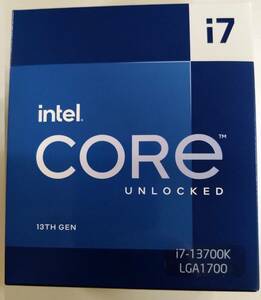 【送料無料/新品未開封】インテル　inter core i7 - 13700K