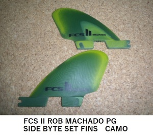 送料無料▲2022年 FCS II ROB MACHADO PG SIDE BUTE FIN SET CAMO 新品