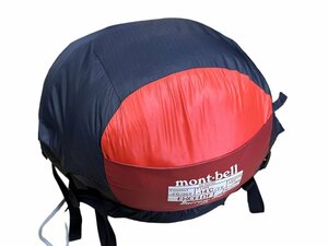 極美品 mont-bell モンベル シームレスバッグ#0 寝袋 キャンプ アウトドア montbell 伸縮性 冬山 冬季キャンプ 本体 マミー型シュラフ