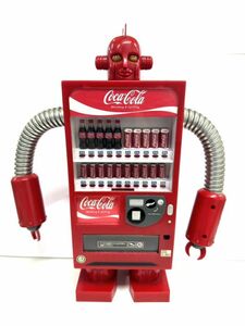 F008-124414-2 Coca Cola コカ・コーラ ベンディングマシン ロボット レッド レトロ インテリア