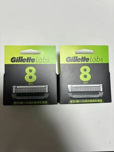 新品未開封 Gillette Labs 8個入り2箱 角質除去バー搭載 ジレット ラボ 替刃 