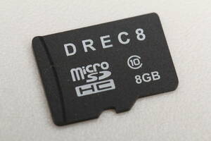 8GB microSDHCカード 　DREC8
