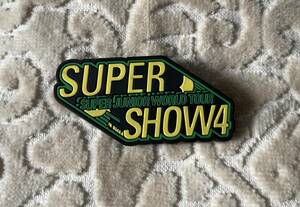 （B）SUPER JUNOR スーパージュニア SUPER SHOW4 SS4 ラバーバッチ 公式グッズ スパショ4 スジュ SJ エルフ バッジ
