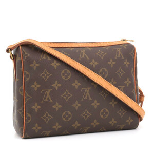 1円 ルイヴィトン LOUIS VUITTON モノグラム チュールリー ショルダーバッグ 斜め掛け ブラウン レディース レザー M51350