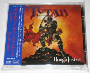 タイタン ラフ・ジャスティス 国内仕様CD (Tytan - Rough Justice, with Japanese liner notes)