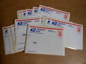 海外紙もの 　　アメリカ郵便公社　　USPS Priority Mail　2008年　宛名ラベル　希少　 20枚　