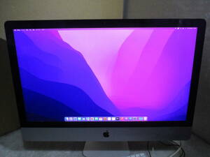 [G1-1/A51114-2]★Apple A1419 iMac(Retina 5K,27-inch, Late 2015)3.2GHz Core i5/HDD1TB+2.0TB/メモリ8GB/無線/Monterey 12.7.1★