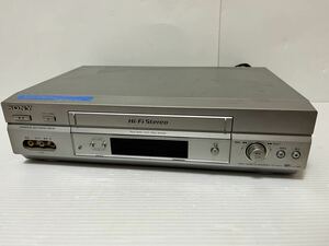 SONY ビデオデッキ VHSビデオデッキ 2004年製 SLV-NX15 通電確認のみのジャンク ジャンク品