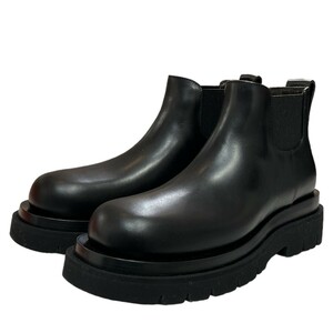 ボッテガヴェネタ BOTTEGA VENETA　 LUG ANKLE BOOT サイドゴアレザーアンクルブーツ 商品番号：8071000129956-071S-SHL-SP