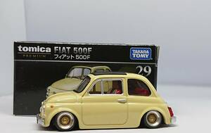 トミカ◆廃盤・希少◆フィアット500F◆1/45【カスタム改】シャコタン★深リム【新品改】街道レーサー