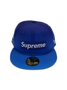 Supreme◆$1M Metallic Box Logo New Era Cap/キャップ/7 1/2/ブルー