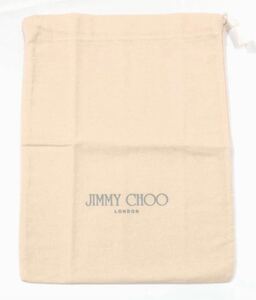 ジミーチュウ保存袋 (10) 正規品 付属品 内袋 布袋 巾着袋25×34cm 小さめ ピンク系 起毛生地 柔らか 