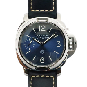 【天白】パネライ ルミノール ブルーマーレ PAM01085 ブルー 44mm 手巻 新品 メンズ 腕時計