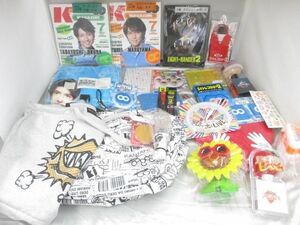 【まとめ売り 中古品】 関ジャニ∞ フォトバスタオル トートバッグ ペンライト 等 リサイタル 真夏の俺らは罪なヤツ