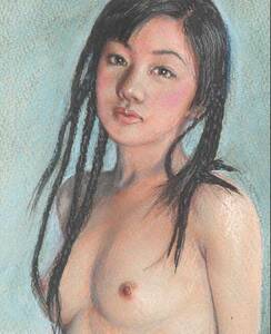残り5点！石川吾郎 パステル美少女画 版画 裸婦147