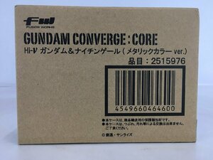 【未開封】 FW GUNDAM CONVERGE：CORE Hi-νガンダム＆ナイチンゲール(メタリックカラーver.) バンダイ wa◇69