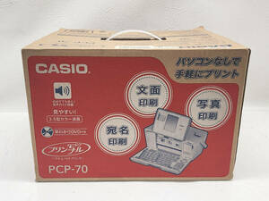 R60119　展示品　CASIO カシオ　ハガキ＆フォトプリンター　プリン写ル　PCP-70