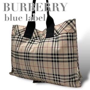 Burberry バーバリー　s9 ブルーレーベル　トートバッグ　ノバチェック