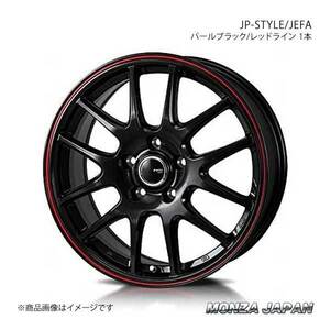 MONZA JAPAN JP-STYLE/JEFA ホイール 1本 インプレッサXV GP7【17×7.0J 5-100 INSET50 パールブラック/レッドライン】